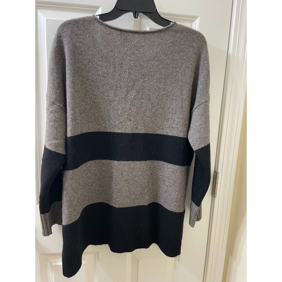 EILEEN FISHER Color block Wool Sweater - Picture 7 of 7